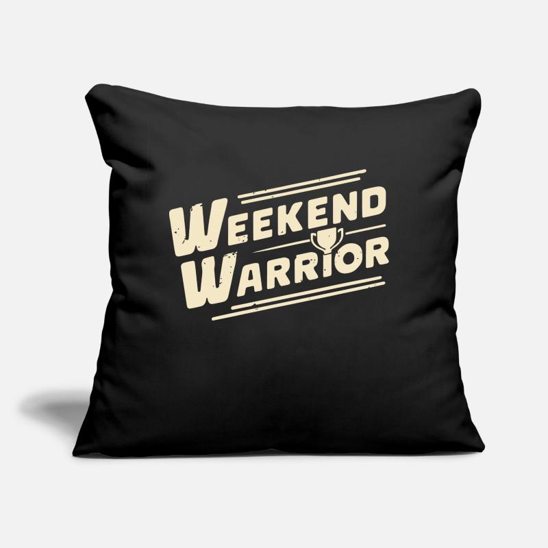 WEEKEND WARRIOR Sofa pillow with filling 45cm x 45cm