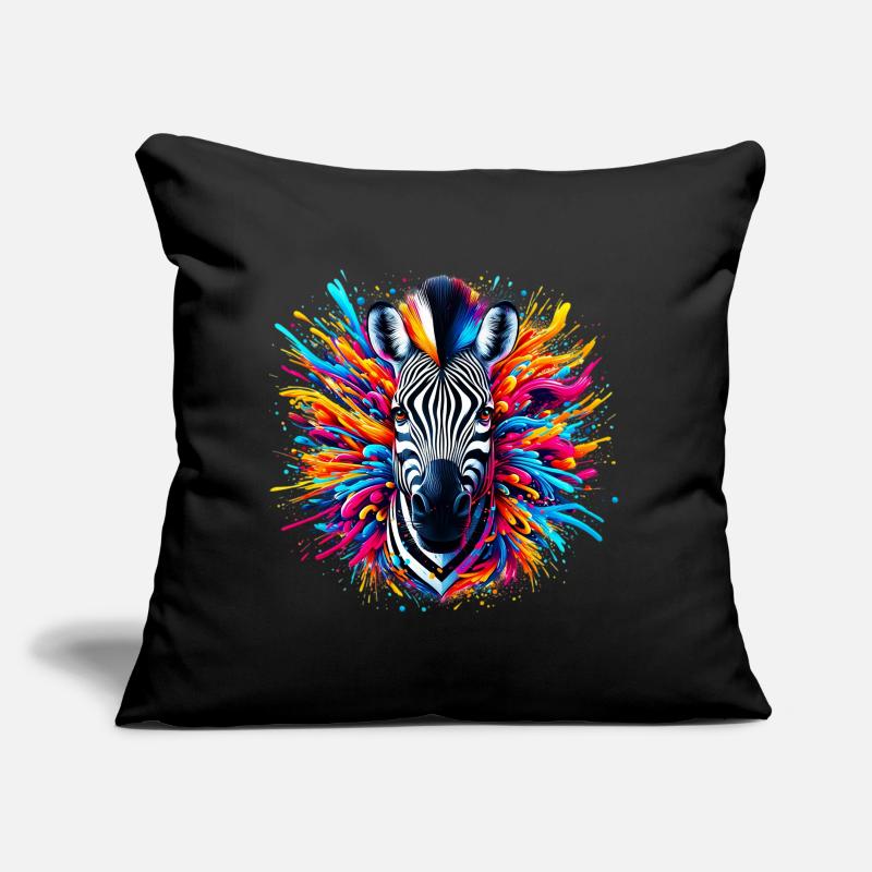 Zebra Sofakissen mit Füllung 45 x 45 cm