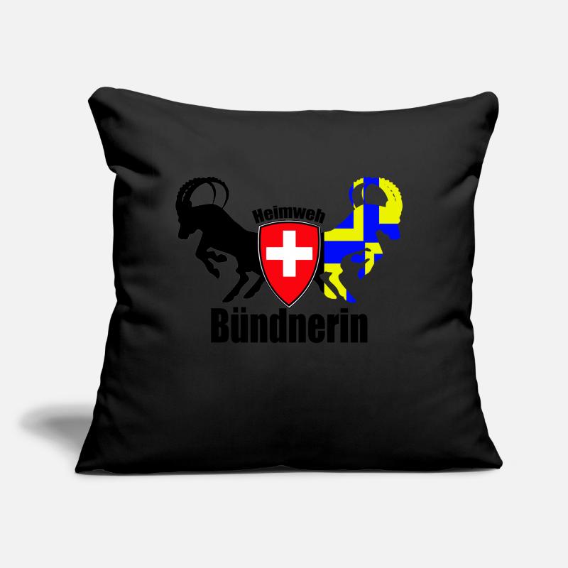 nostalgique de Grisons Coussin et housse de 45 x 45 cm
