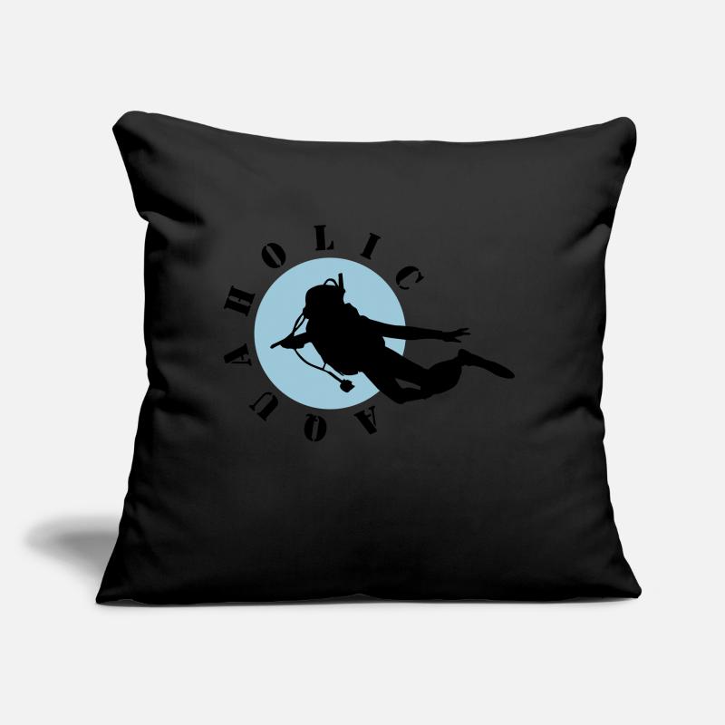 Diving: Aquaholic Sofakissen mit Füllung 45 x 45 cm