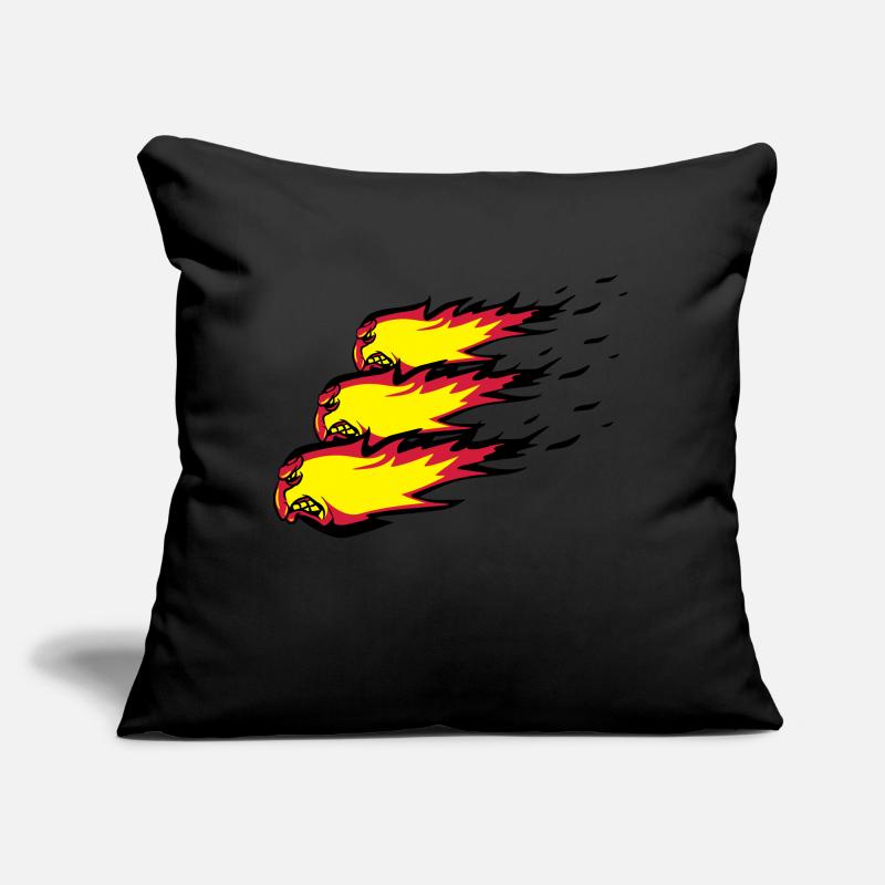 Fire flame formation de boule de feu agro Coussin et housse de 45 x 45 cm