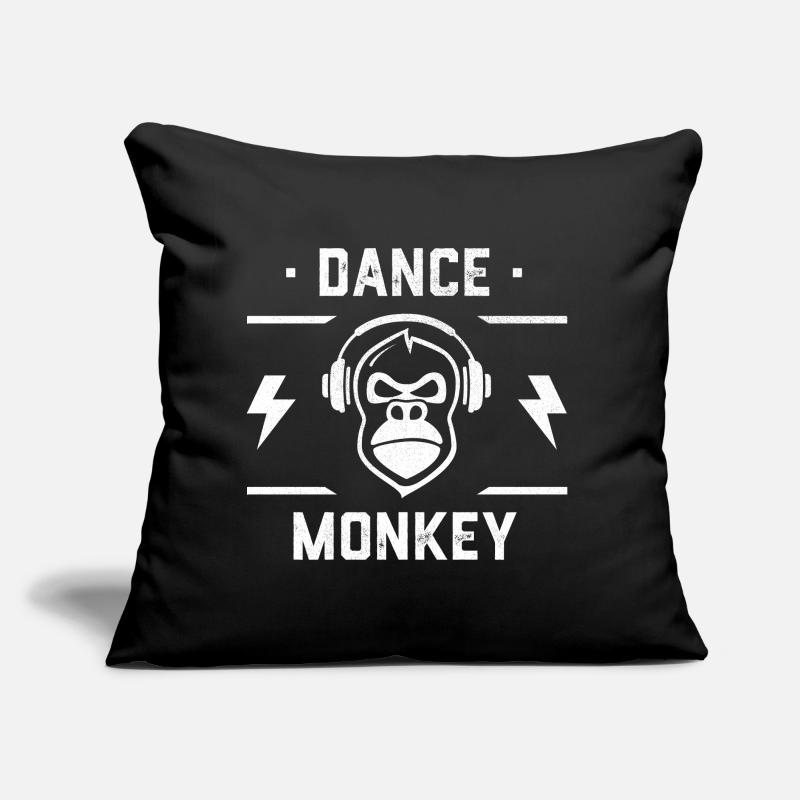 Dance Monkey - Monkey DJ Coussin et housse de 45 x 45 cm