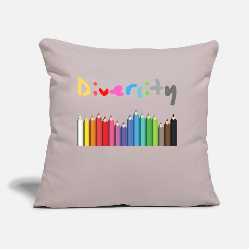 Diversity Geschenk und Geschenkidee Sofakissen mit Füllung 45 x 45 cm