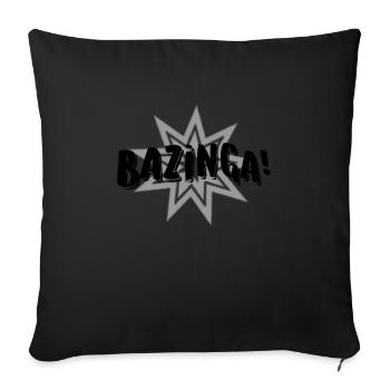 Big Bang Theorie - Sofakissen mit Füllung 45 x 45 cm - Schwarz - Vorne
