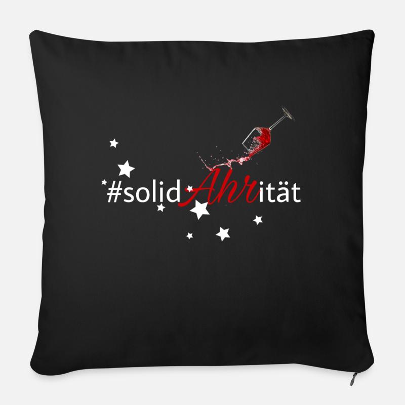 Solidahrität xmas - white - Sofakissen mit Füllung 45 x 45 cm - Schwarz