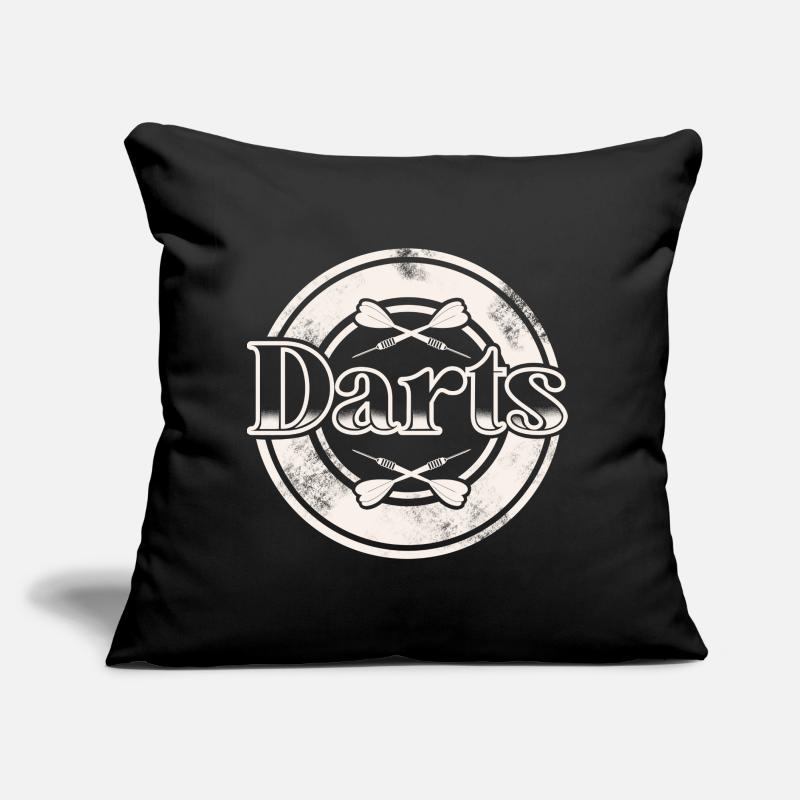 Dart Darten Fléchettes Coussin et housse de 45 x 45 cm