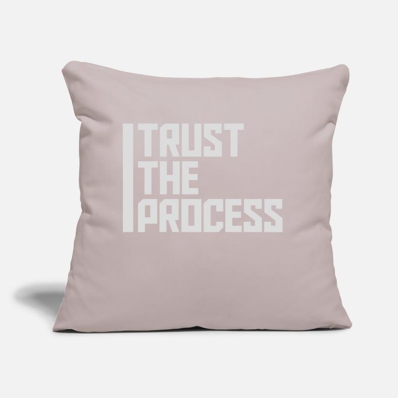 faire confiance au processus Devis Coussin et housse de 45 x 45 cm