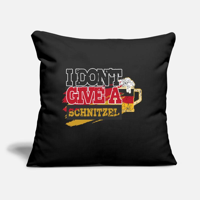 I Don't Give A Schnitzel Deutsches Bier Wurst Sofakissen mit Füllung 45 x 45 cm
