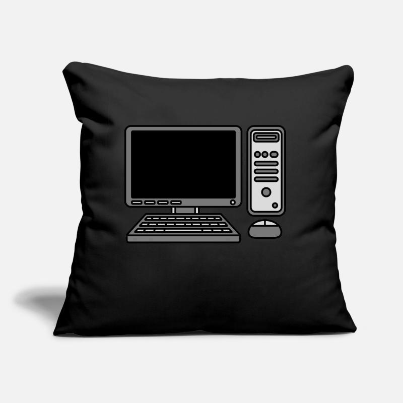 Écran de souris de clavier d’ordinateur Coussin et housse de 45 x 45 cm