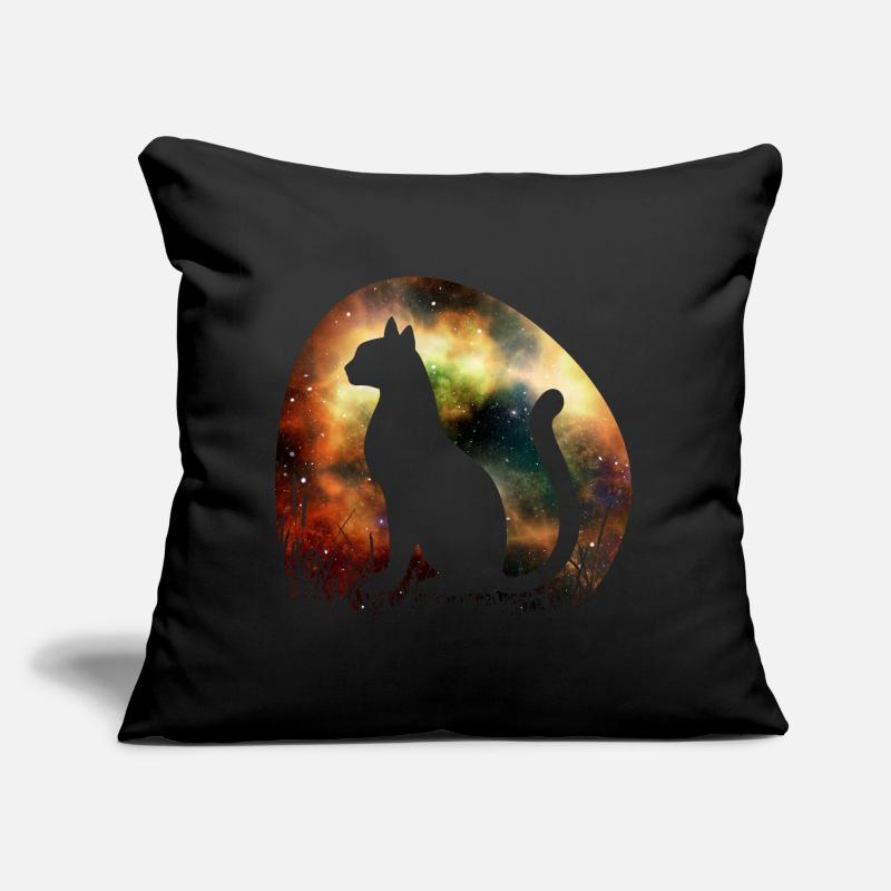 Chat de l’espace Coussin et housse de 45 x 45 cm