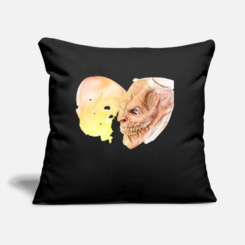 Krampus Percht Devil 2320 Coussin et housse de 45 x 45 cm