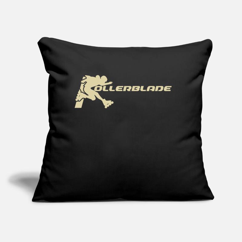 rollerblader silhouette hell Sofakissen mit Füllung 45 x 45 cm