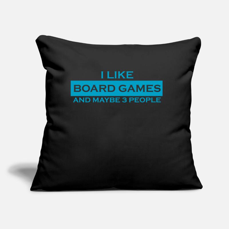 Boardgame Chess Backgammon Game Night Sofa pillow with filling 45cm x 45cm