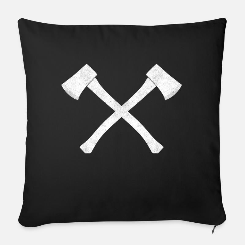 Axt - Sofakissen mit Füllung 45 x 45 cm - Schwarz