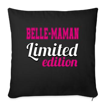 BELLE MAMAN LIMITED EDITION - Coussin et housse de 45 x 45 cm - noir - Devant