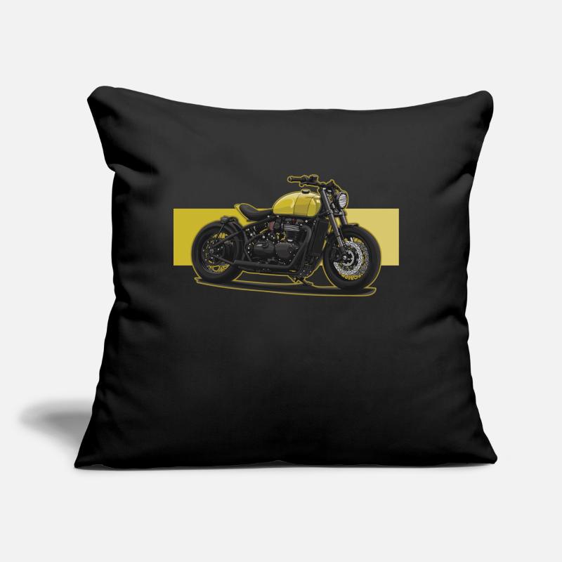 Bobber // Custom // Motorcycle Sofa pillow with filling 45cm x 45cm