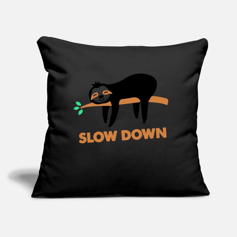 faultier slow down Sofakissen mit Füllung 45 x 45 cm