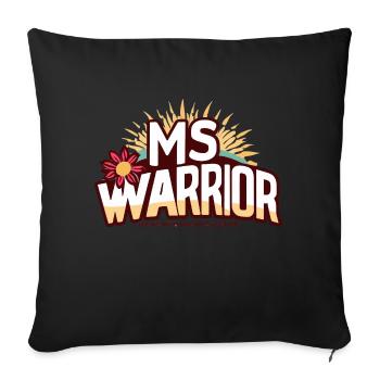 MS Warrior - Sofakissen mit Füllung 45 x 45 cm - Schwarz - Vorne