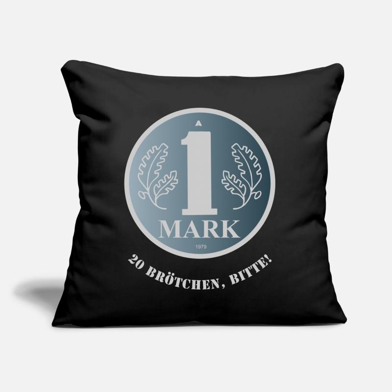 DDR-Mark (20-Brötchen-Edition) Sofakissen mit Füllung 45 x 45 cm