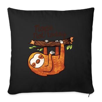 NOPE NO TODAY! - Sofa pillow with filling 45cm x 45cm - black - Front