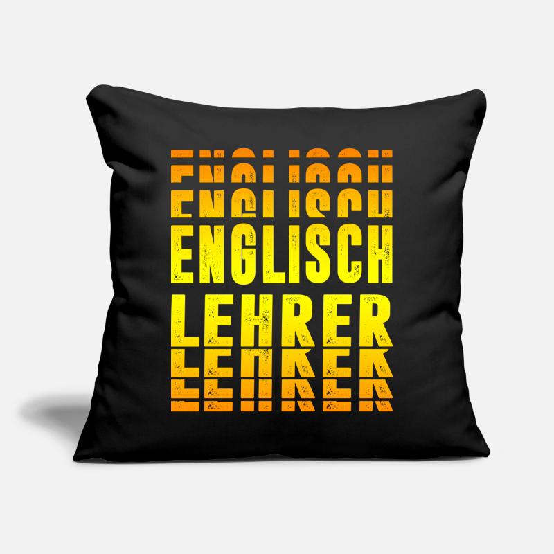 Conception de professeur d’anglais Coussin et housse de 45 x 45 cm