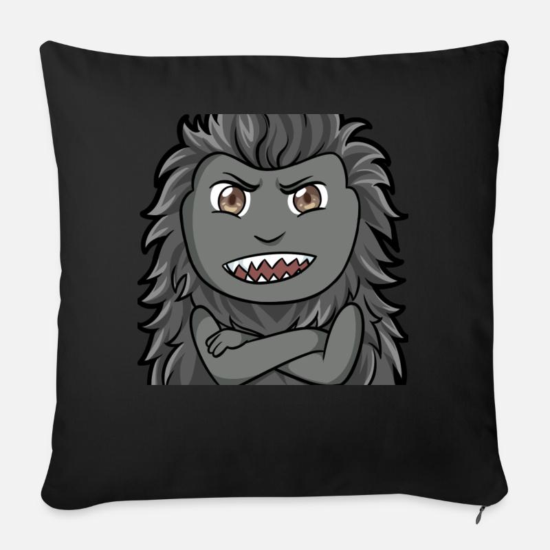Vraiment - Coussin et housse de 45 x 45 cm - noir
