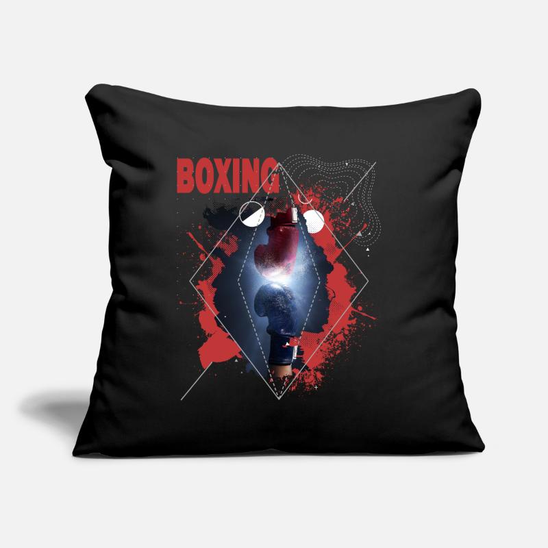 Boxe Boxe Boxe Gants de Boxe Boxe Match Ring de Boxe Coussin et housse de 45 x 45 cm
