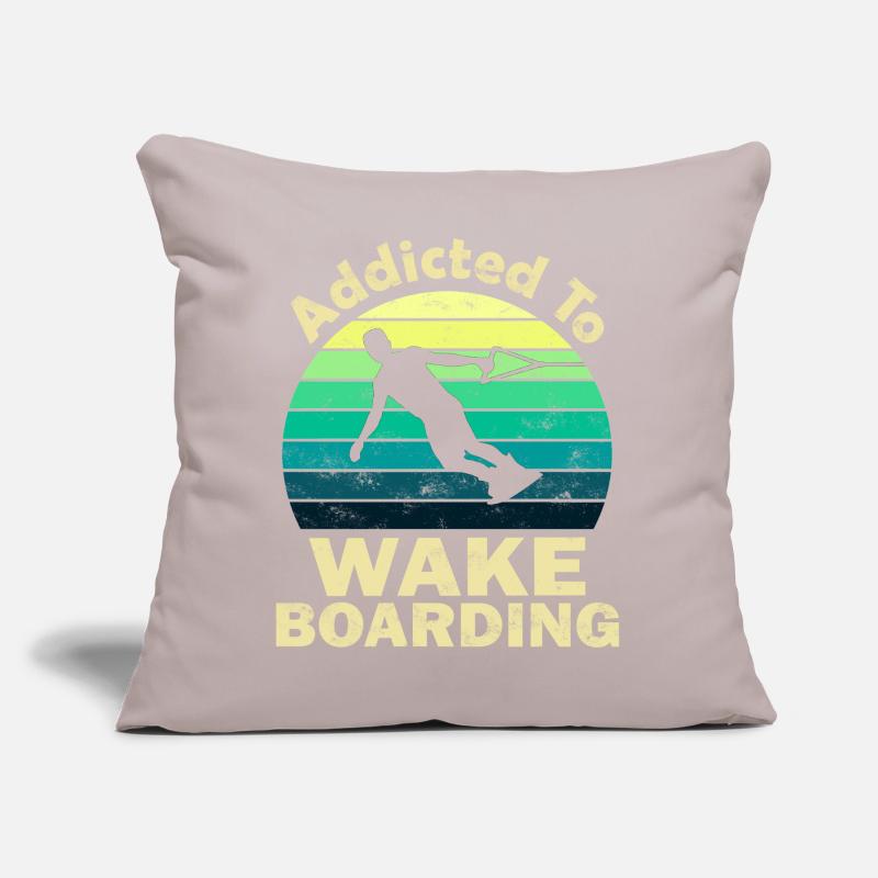 Wakeboarding Sofa pillow with filling 45cm x 45cm