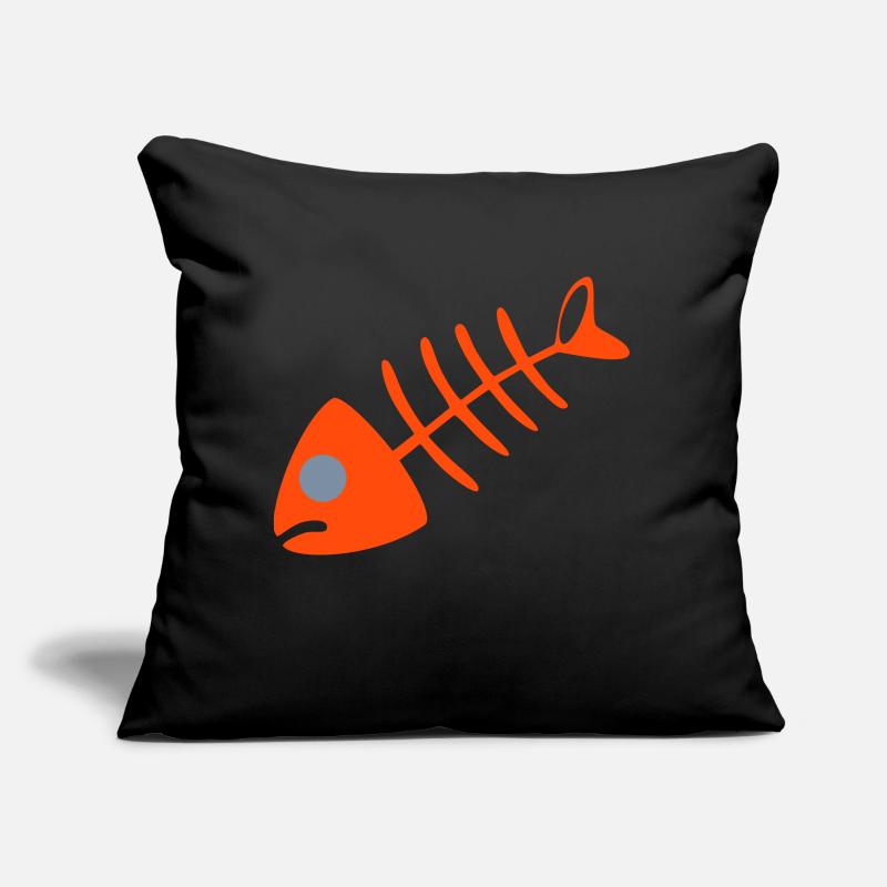 fish bone Sofa pillow with filling 45cm x 45cm