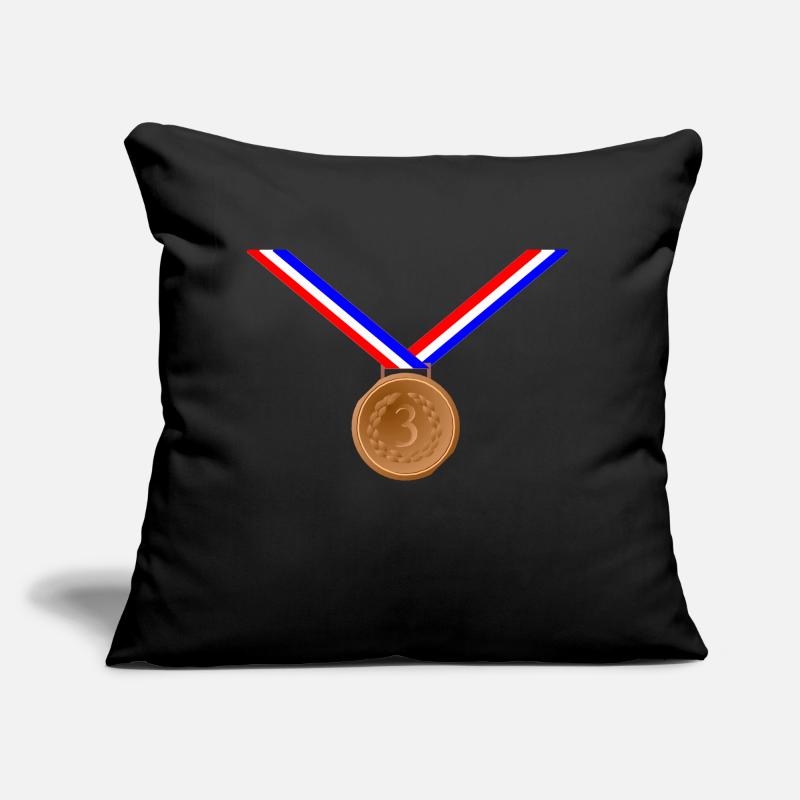 Médaille de bronze 3ème Coussin et housse de 45 x 45 cm