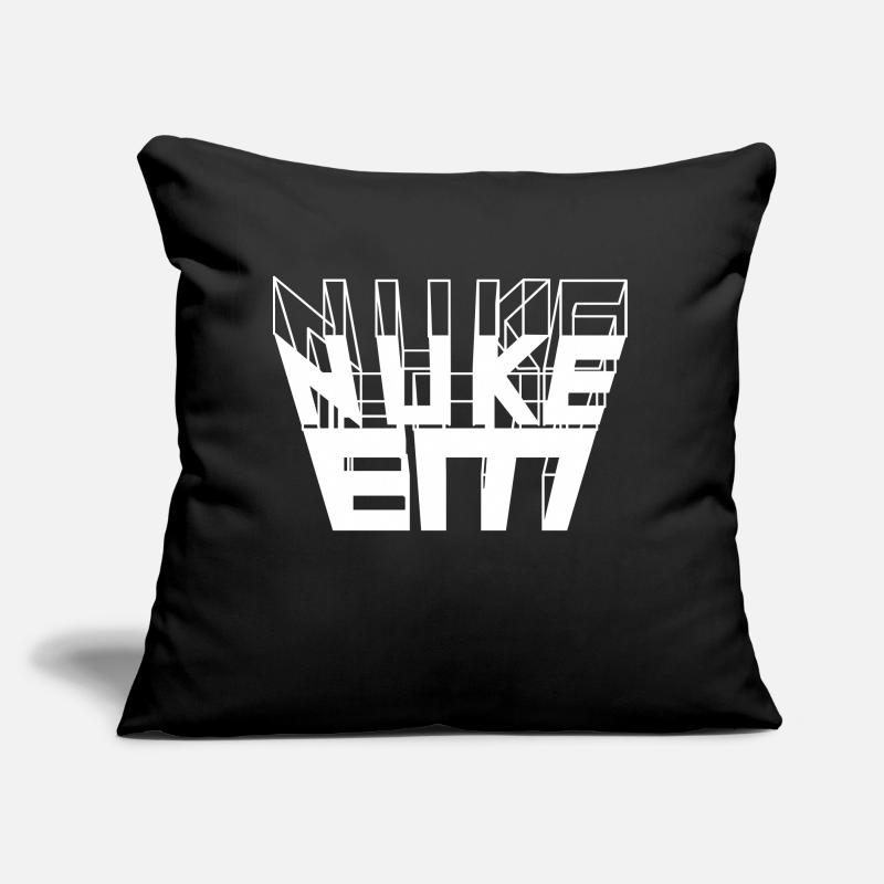 Nuke Em 3D Text Sofakissen mit Füllung 45 x 45 cm