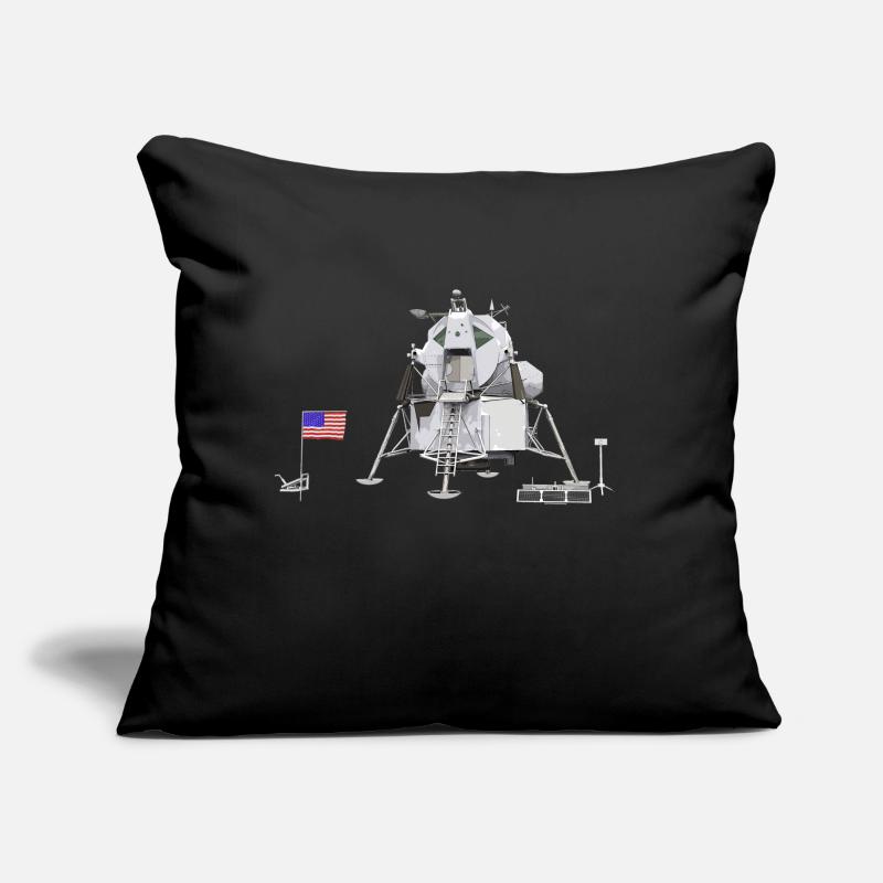 Module lunaire sur la lune Coussin et housse de 45 x 45 cm
