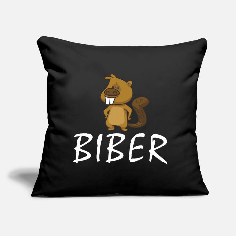 Biber Sofakissen mit Füllung 45 x 45 cm