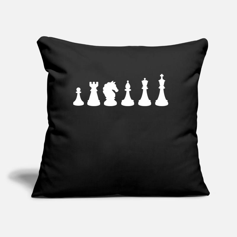 TEE chess pieces cool chess player giftChess piece Sofa pillow with filling 45cm x 45cm