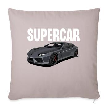 Supercar - Sofa pillow with filling 45cm x 45cm - light taupe - Front