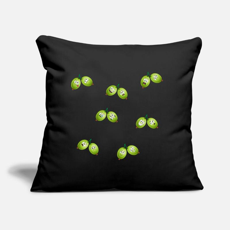 Uva spina Cuscino da divano 45 x 45 cm con riempimento