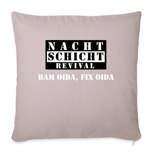 Bam oida, fix oida. - Sofakissen mit Füllung 45 x 45 cm