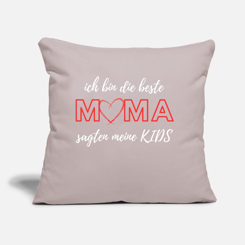 Liebevolles Mutter Kind Shirt Muttertag Geschenk Sofakissen mit Füllung 45 x 45 cm