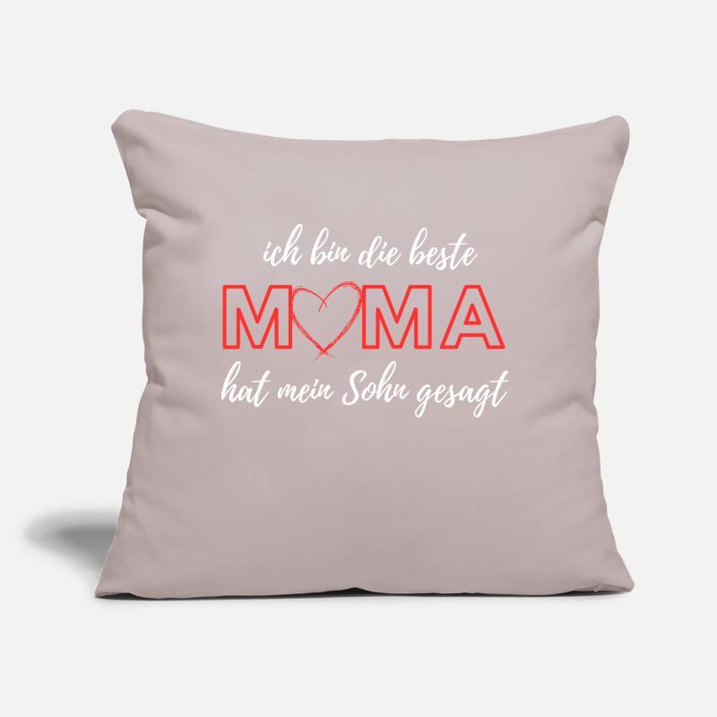 Liebevolles Mutter Kind Shirt Muttertag Geschenk Sofakissen mit Füllung 45 x 45 cm