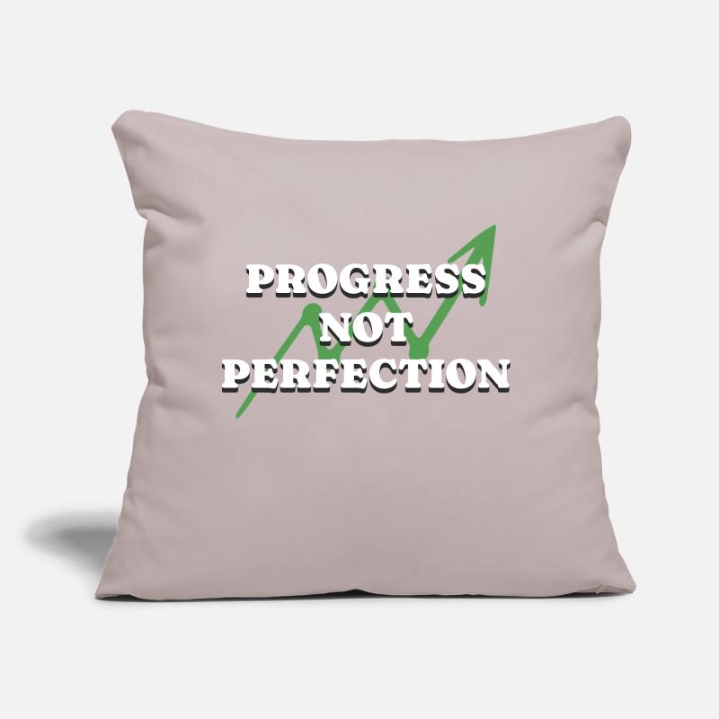Progress Not Perfection Personal Development Sofa pillow with filling 45cm x 45cm