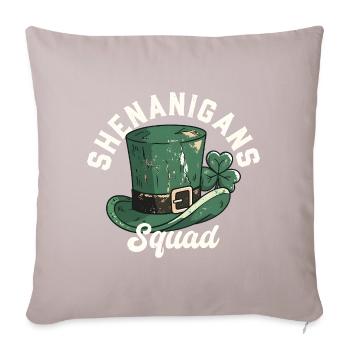 Shenanigans Squad Leprechaun Hat - Sofa pillow with filling 45cm x 45cm - light taupe - Front