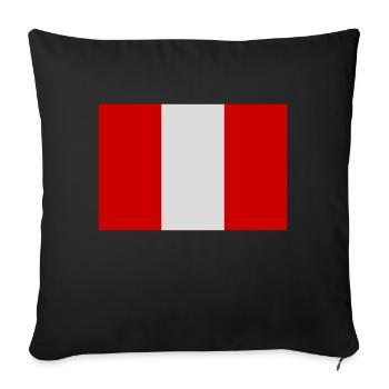 Peru - Sofa pillow with filling 45cm x 45cm - black - Front