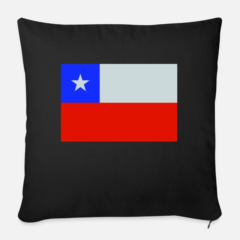 Chile - Sofakissen mit Füllung 45 x 45 cm - Schwarz