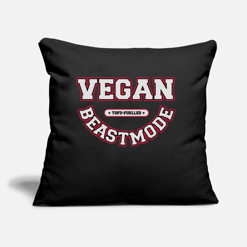 VeganBeastmode [red] [vector] Sofakissen mit Füllung 45 x 45 cm