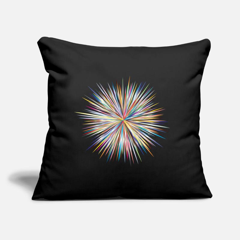 Abstract Explosion Sofakissen mit Füllung 45 x 45 cm