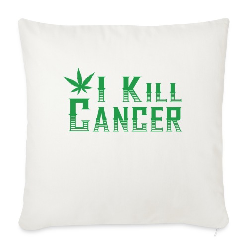 I Kill Cancer - Sofa pillow with filling 45cm x 45cm