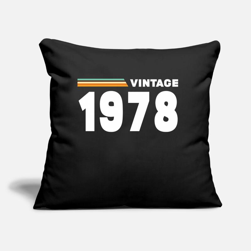 Millésime 1978 Coussin et housse de 45 x 45 cm