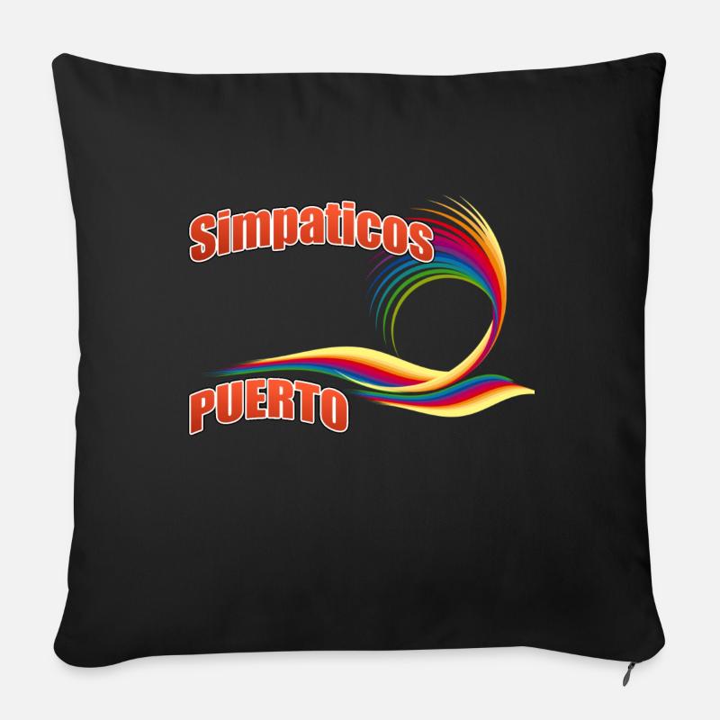 Simpaticos 2024 - Sofakissen mit Füllung 45 x 45 cm - Schwarz