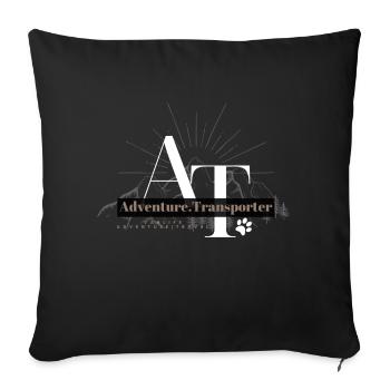 Black - Sofakissen mit Füllung 45 x 45 cm - Schwarz - Vorne