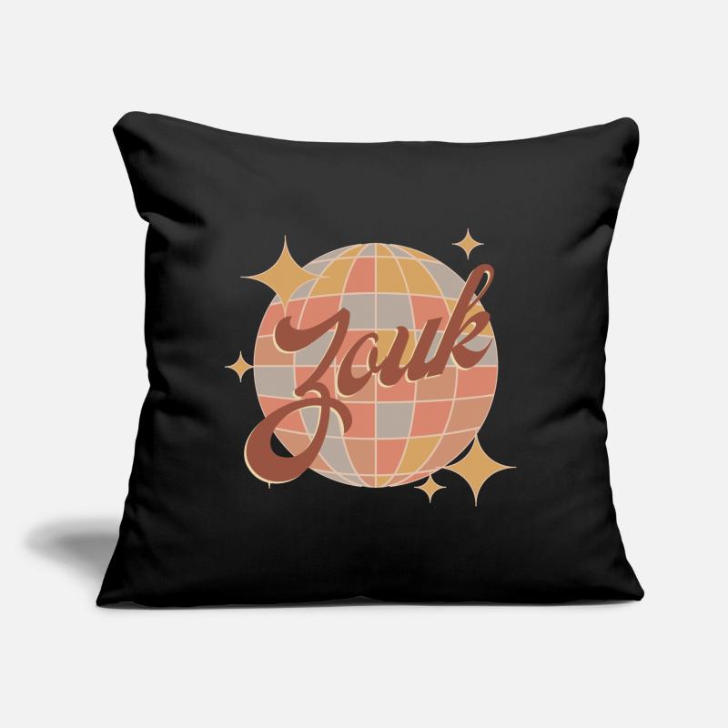 Zouk Dance Zouk Dancer Retro Vintage Coussin et housse de 45 x 45 cm